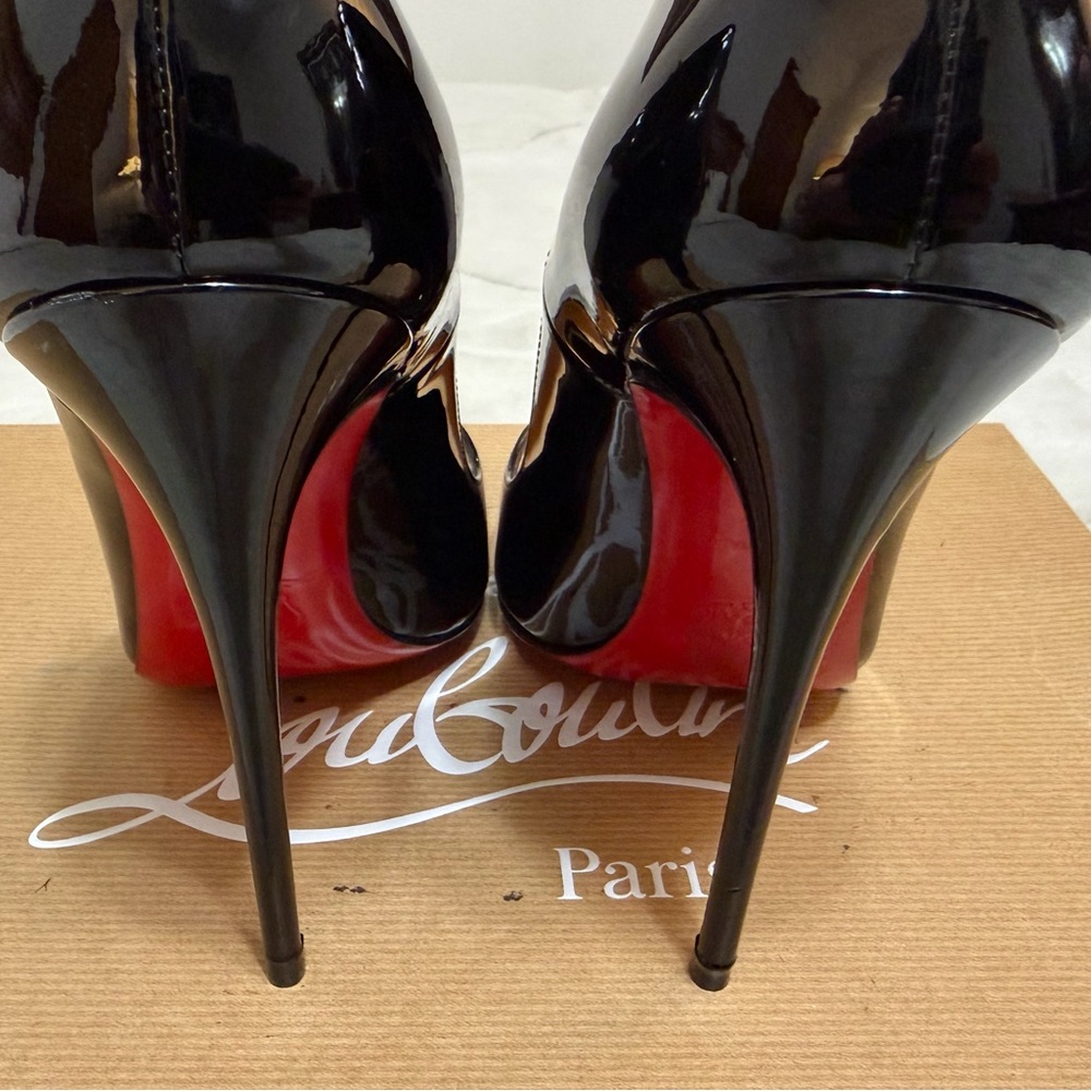 NEW! $945 Christian Louboutin So Kate Patent Pointed Toe Pumps Heel 36.5 / 5.5 6 - Picture 3 of 10